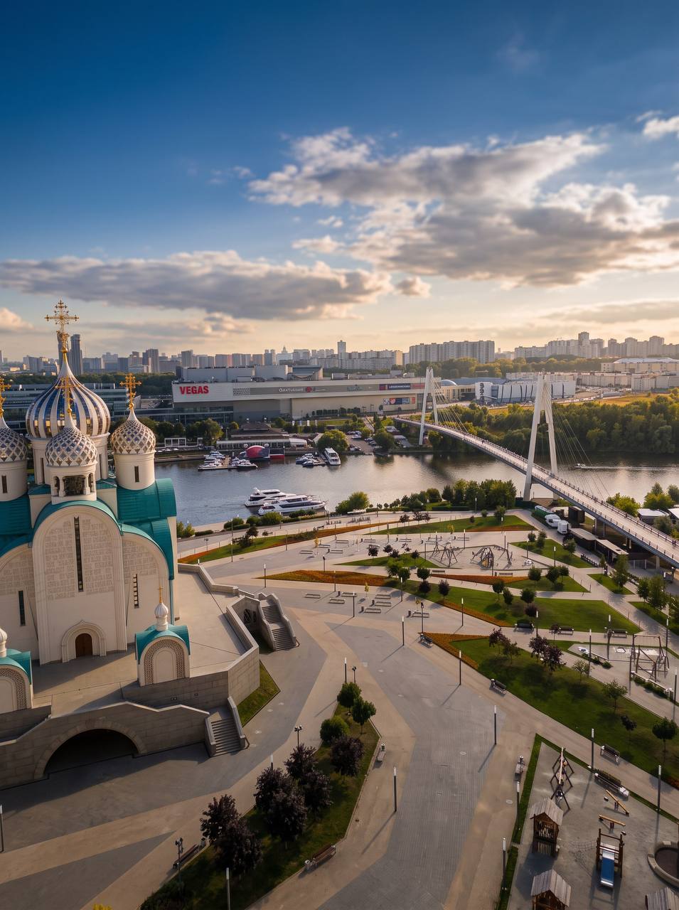 Вид рядом с квартирой у метро Мякинино